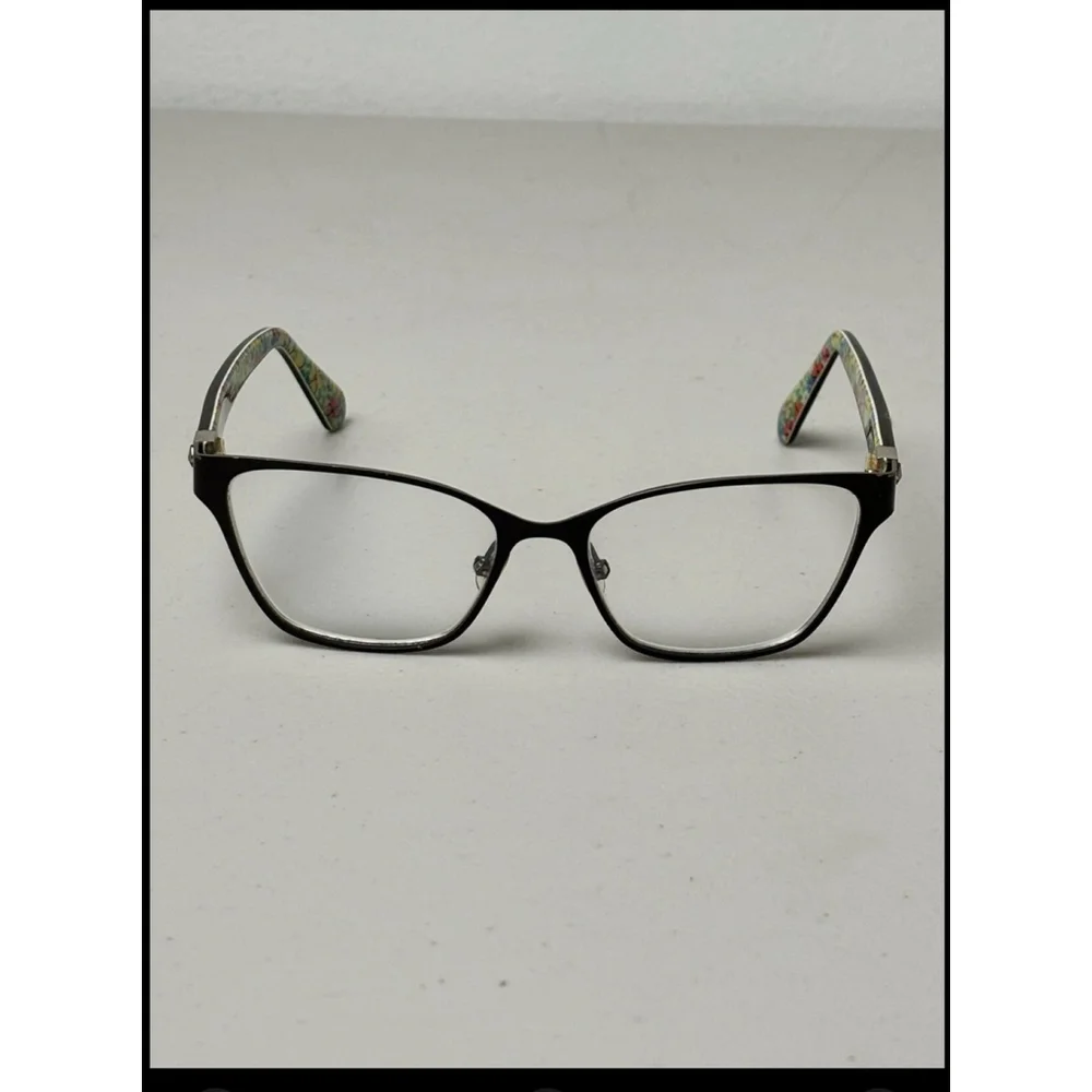 Kate Spade Ivie 009Q Eyeglass Frames Women’s 52-16-140 Floral Temple Glasses - Picture 2 of 12